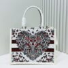 Dior Book Tote24 Early Spring New Arrival Medium Size with Leather Trim