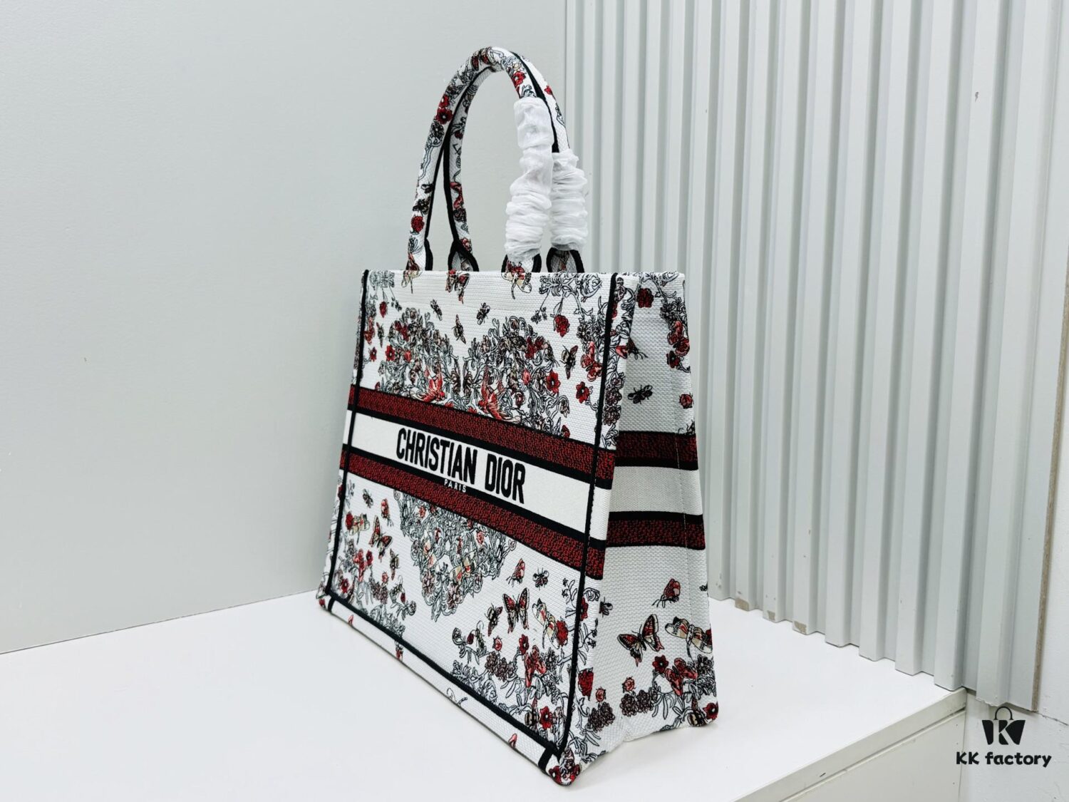 69309fd76e68136f4d9ab5e2 Oversized Original Order Thick Yarn Fabric Dior Book Tote