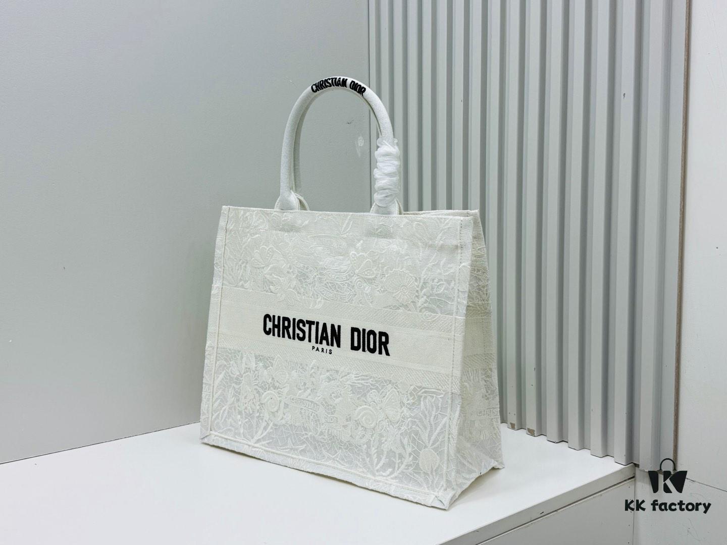 69309fe26e68136f4d9ab5f6 Oversized Original Order Thick Yarn Fabric Dior Book Tote