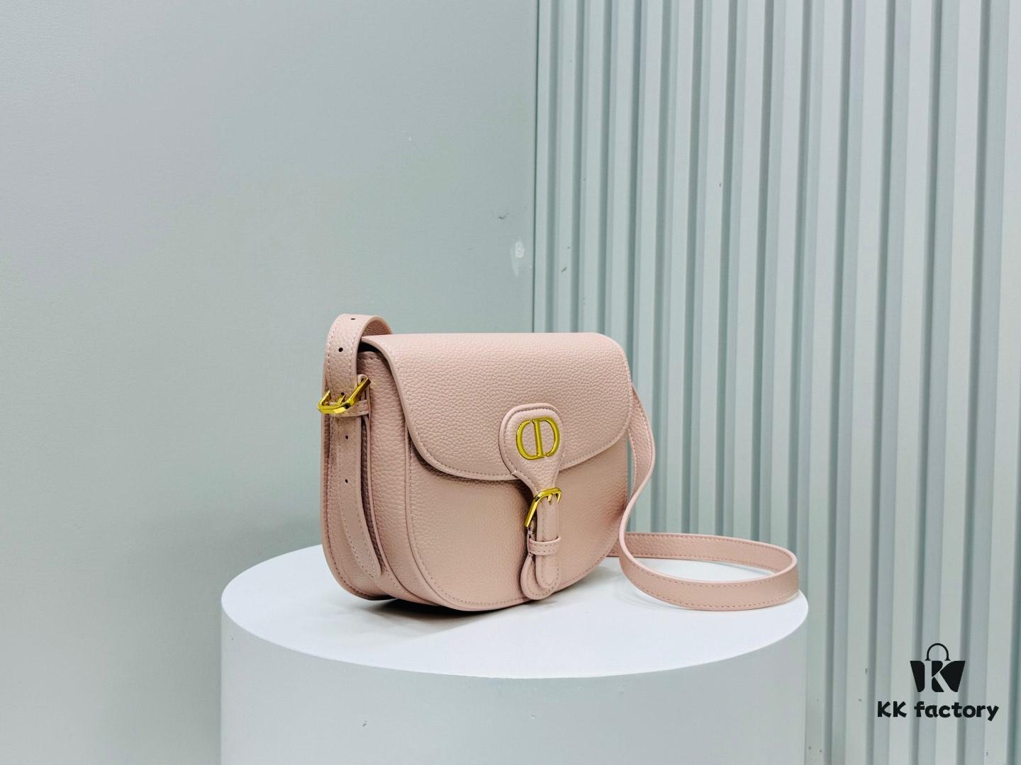 69309fe66e68136f4d9ab600 Medium Lychee-textured Dior Bobby Bag 2024 Fall/Winter New Retro Style