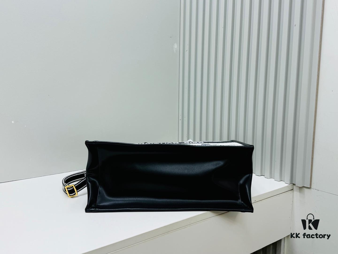 69309ff06e68136f4d9ab615 Dior Book Tote24 Early Spring New Arrival Large Size with Leather Trim