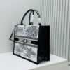 69309ff06e68136f4d9ab616 Dior Book Tote24 Early Spring New Arrival Large Size with Leather Trim