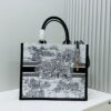 69309ff06e68136f4d9ab618 Dior Book Tote24 Early Spring New Arrival Large Size with Leather Trim