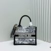 69309ff76e68136f4d9ab626 Dior Book Tote 24 Early Spring New Arrival Small Size with Leather Trim