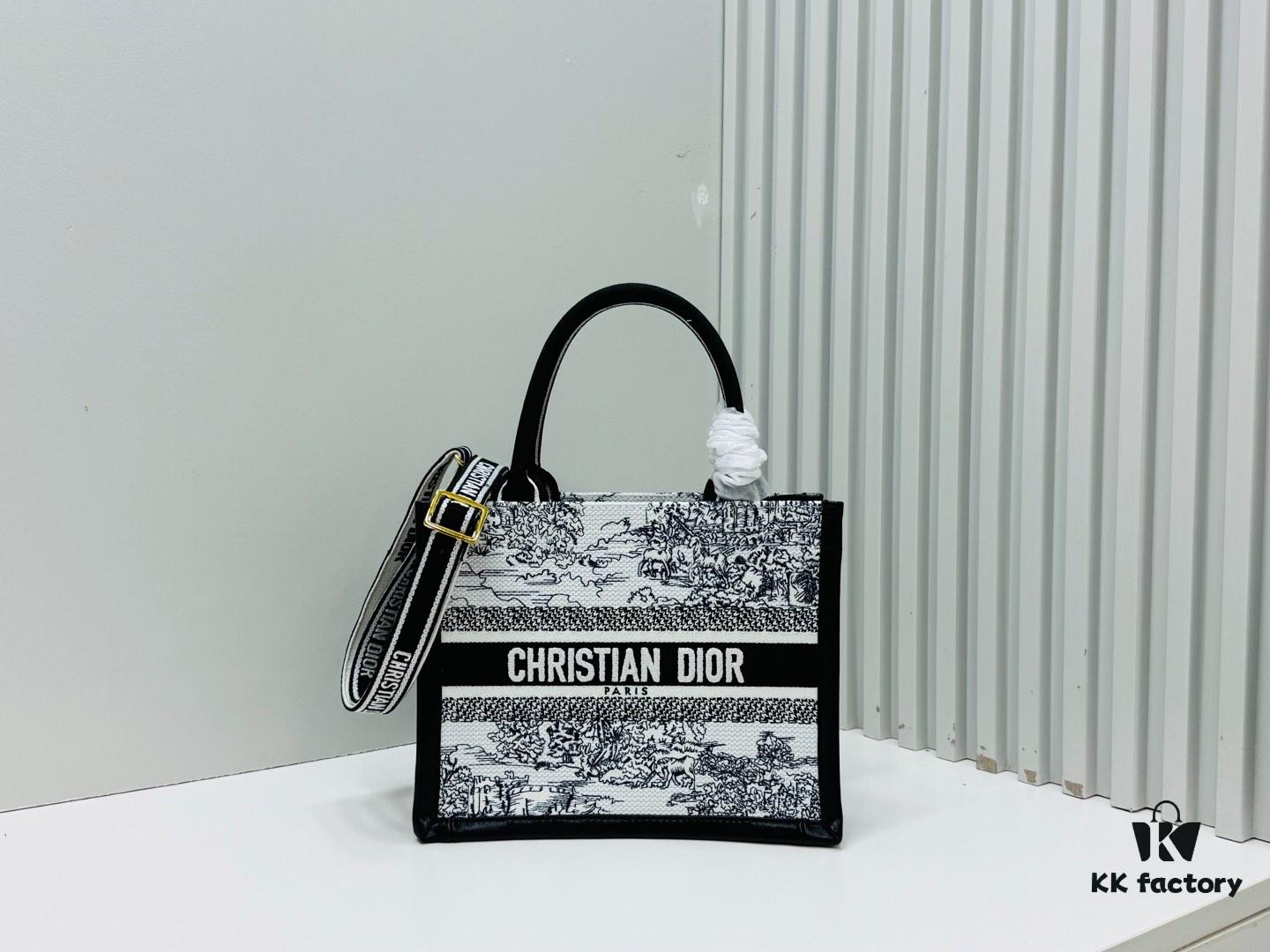 69309ff76e68136f4d9ab626 Dior Book Tote 24 Early Spring New Arrival Small Size with Leather Trim