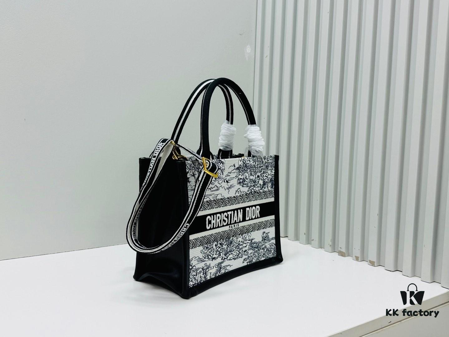 69309ff76e68136f4d9ab627 Dior Book Tote 24 Early Spring New Arrival Small Size with Leather Trim