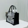 69309ff86e68136f4d9ab628 Dior Book Tote 24 Early Spring New Arrival Small Size with Leather Trim