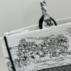 Vintage Oversized Di0r Book Tote in Thick Cable Fabric – Original Surplus Lot