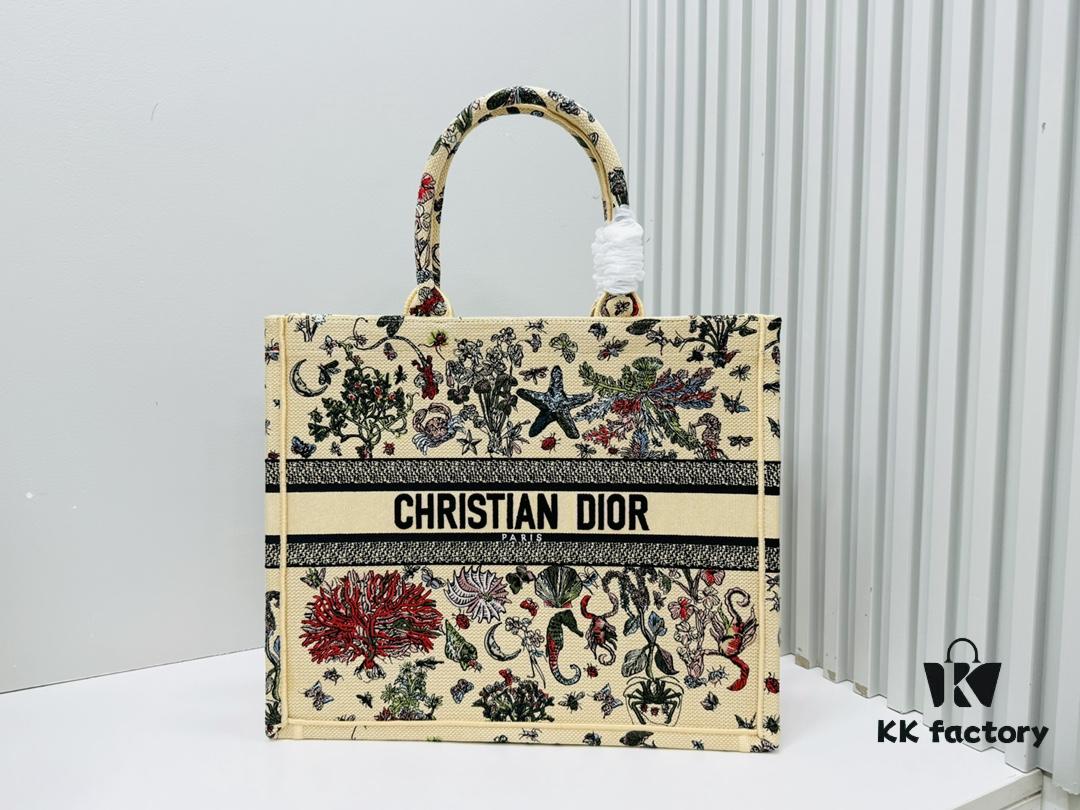 6930a01e6e68136f4d9ab680 Oversized Original Order Di0r Book Tote - Thick Yarn Fabric