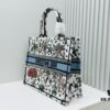 6930a0276e68136f4d9ab696 Oversized Original Order Thick Yarn Fabric Dior Book Tote