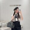 Dior Always Tweed Series, Luxury Original Leather, Quilted Design, Elegant and Stylish Handbag