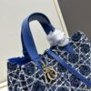 Dior Always Tweed Series, Luxury Original Leather, Large Quilted Design, Elegant and Stylish Crossbody Bag