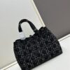 Dior Always Tweed Series, Luxury Original Leather, Quilted Design, Elegant and Stylish Handbag