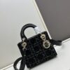 6930a0526e68136f4d9ab6f9 Ilady dio.r Black Canvas and Leather Handbag with Adjustable Strap