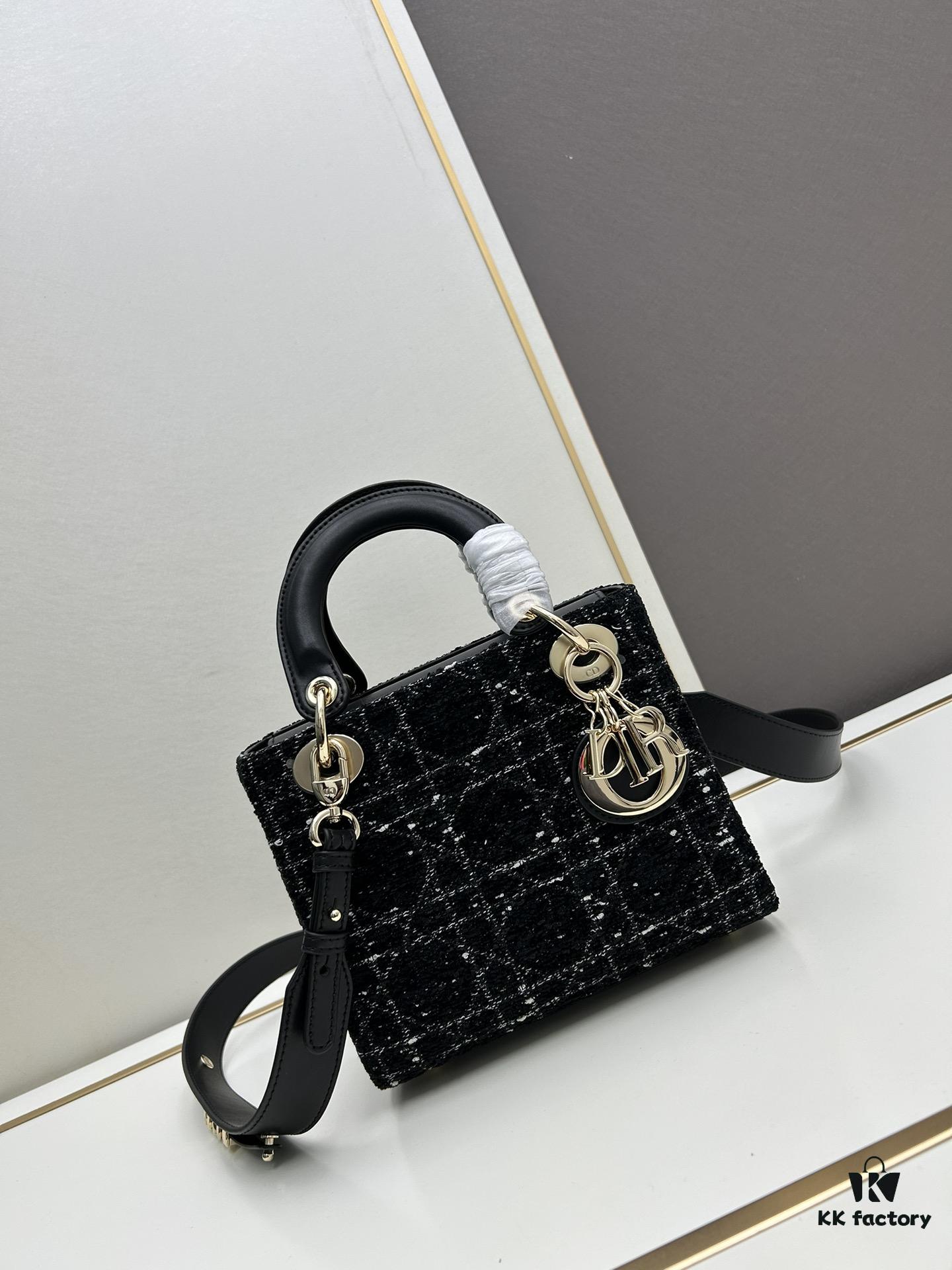 6930a0526e68136f4d9ab6f9 Ilady dio.r Black Canvas and Leather Handbag with Adjustable Strap