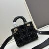6930a0546e68136f4d9ab6fc Ilady dio.r Black Canvas and Leather Handbag with Adjustable Strap