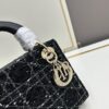 6930a0546e68136f4d9ab6fd Ilady dio.r Black Canvas and Leather Handbag with Adjustable Strap