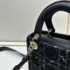 6930a0556e68136f4d9ab6ff Ilady dio.r Black Canvas and Leather Handbag with Adjustable Strap