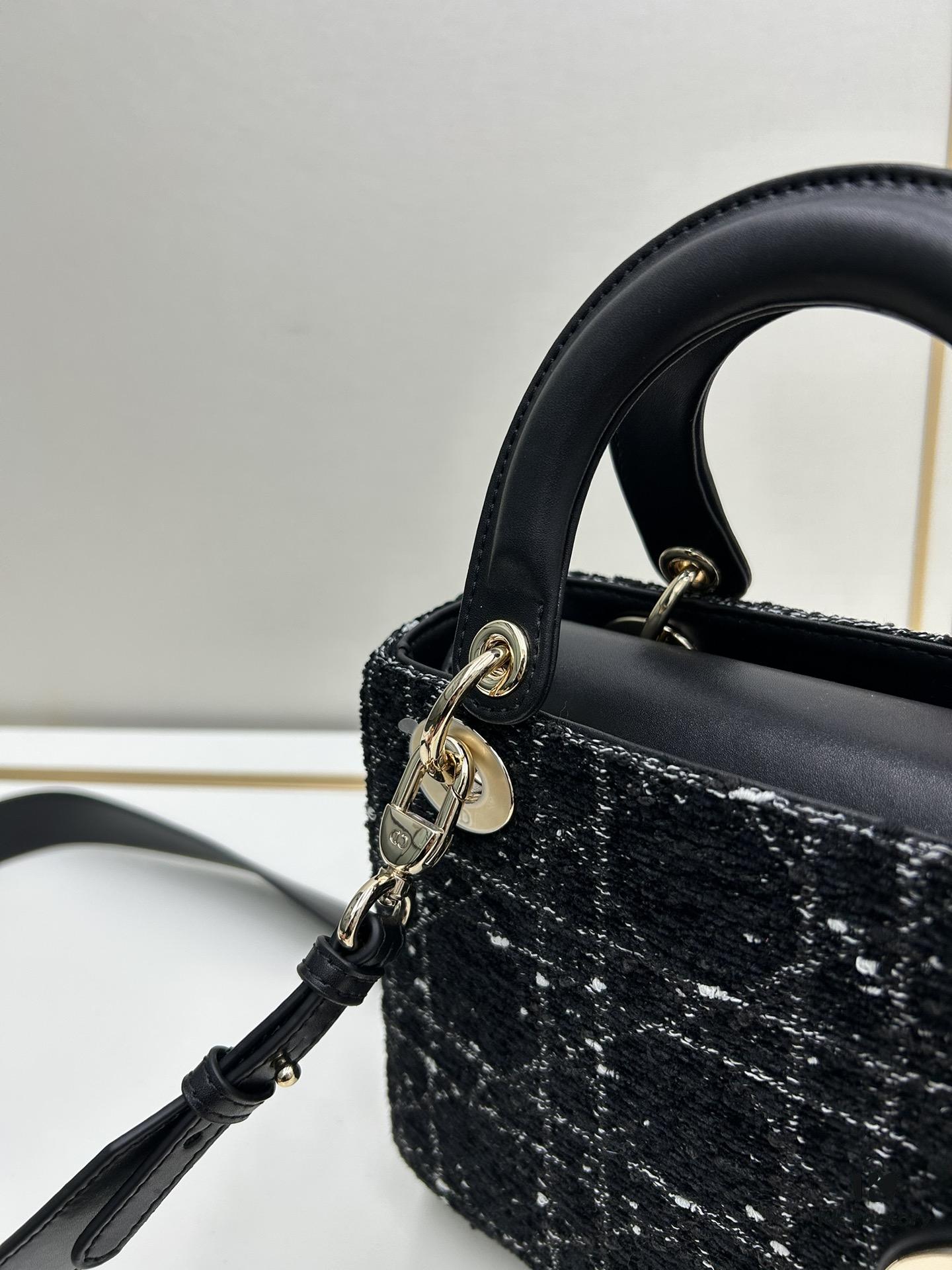 6930a0556e68136f4d9ab6ff Ilady dio.r Black Canvas and Leather Handbag with Adjustable Strap