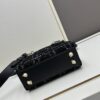 6930a0566e68136f4d9ab703 Ilady dio.r Black Canvas and Leather Handbag with Adjustable Strap