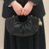 6930a0946e68136f4d9ab77a DIOR 2025 New Vintage-Style Puff Bag in Leather and Fabric
