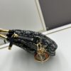 DIOR 2025 New Vintage-Style Puff Bag in Leather and Fabric