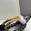 DIOR 2025 New Vintage-Style Puff Bag in Leather and Fabric