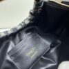 DIOR 2025 New Vintage-Style Puff Bag in Leather and Fabric