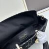 6930a0b06e68136f4d9ab7b1 Ilady Dior Coarse Houndstooth Canvas and Leather Handbag with Adjustable Strap