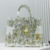 6930a0c46e68136f4d9ab7db Large Original Order Thick Yarn Fabric Dior Book Tote