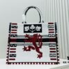 6930a0cb6e68136f4d9ab7ef Oversized Original Order Thick Yarn Fabric Dior Book Tote