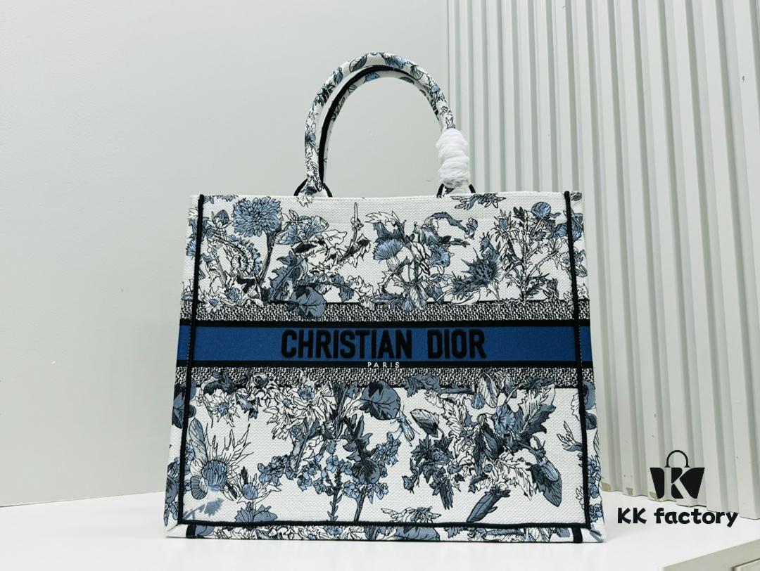6930a0d36e68136f4d9ab800 Oversized Original Order Thick Yarn Fabric Dior Book Tote