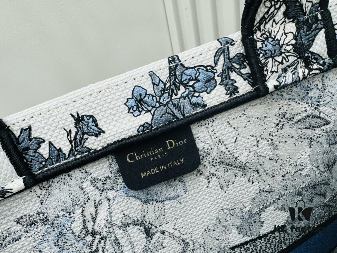 Oversized Original Order Thick Yarn Fabric Dior Book Tote