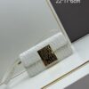 6930a0ec6e68136f4d9ab834 Miss Dior Quilted Leather Flap Bag in Milk White
