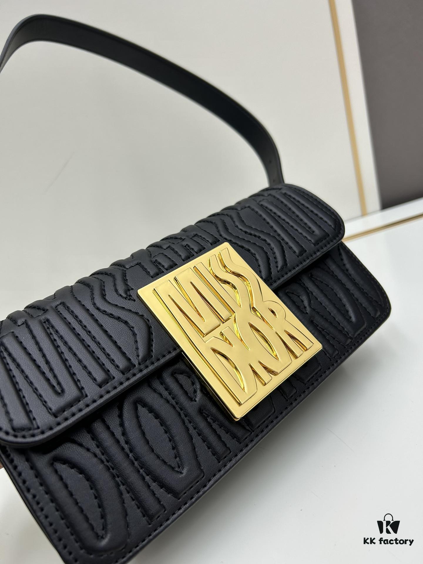 6930a0ef6e68136f4d9ab83c Miss Dior Quilted Lambskin Shoulder Bag in Milk White – 2024 Winter Collection