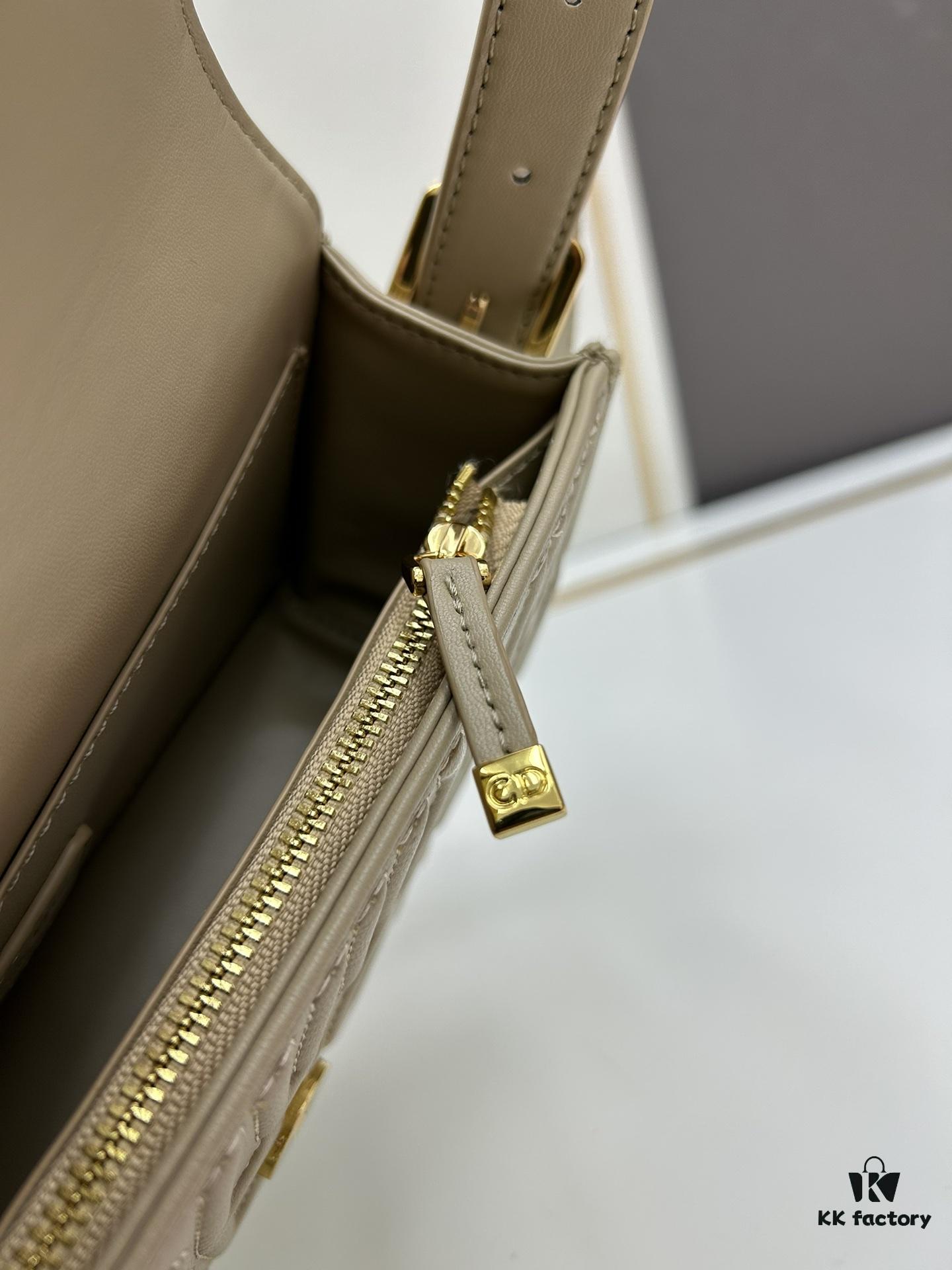 6930a0f56e68136f4d9ab846 Miss Dior Quilted Calfskin Shoulder Bag in Cream White – 2024 Winter Ready-to-Wear Collection