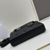 6930a0ff6e68136f4d9ab857 Dior Lady D-Joy Medium Handbag in Black Embossed Calfskin with Cannage Pattern