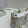 6930a1046e68136f4d9ab862 Dior Lady D-Joy Medium Handbag in Black Embossed Calfskin with Cannage Pattern