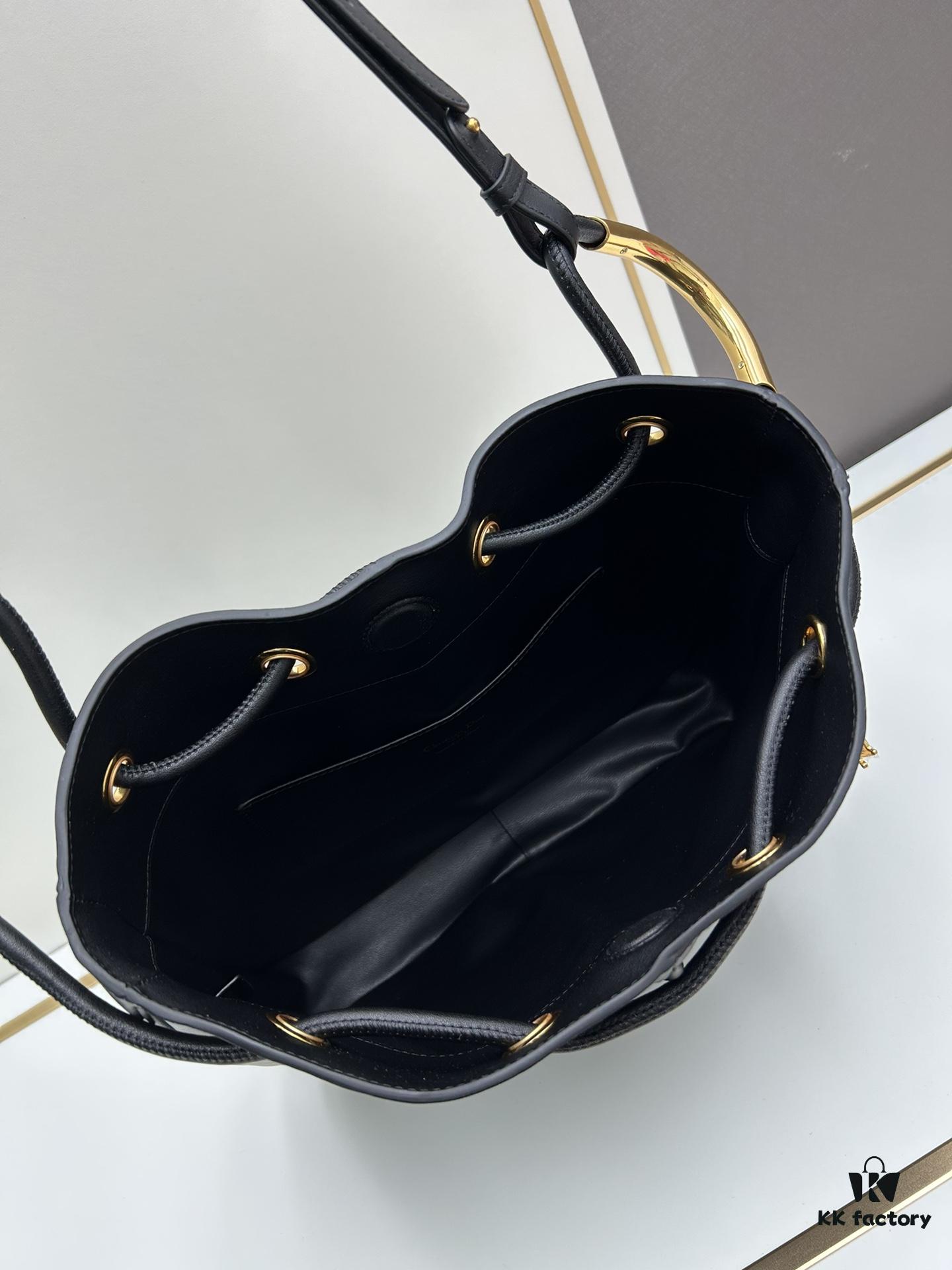 6930a1126e68136f4d9ab87f Large Full Leather Blue Cloth Dior Nolita Handbag from the 2024 Fall Collection