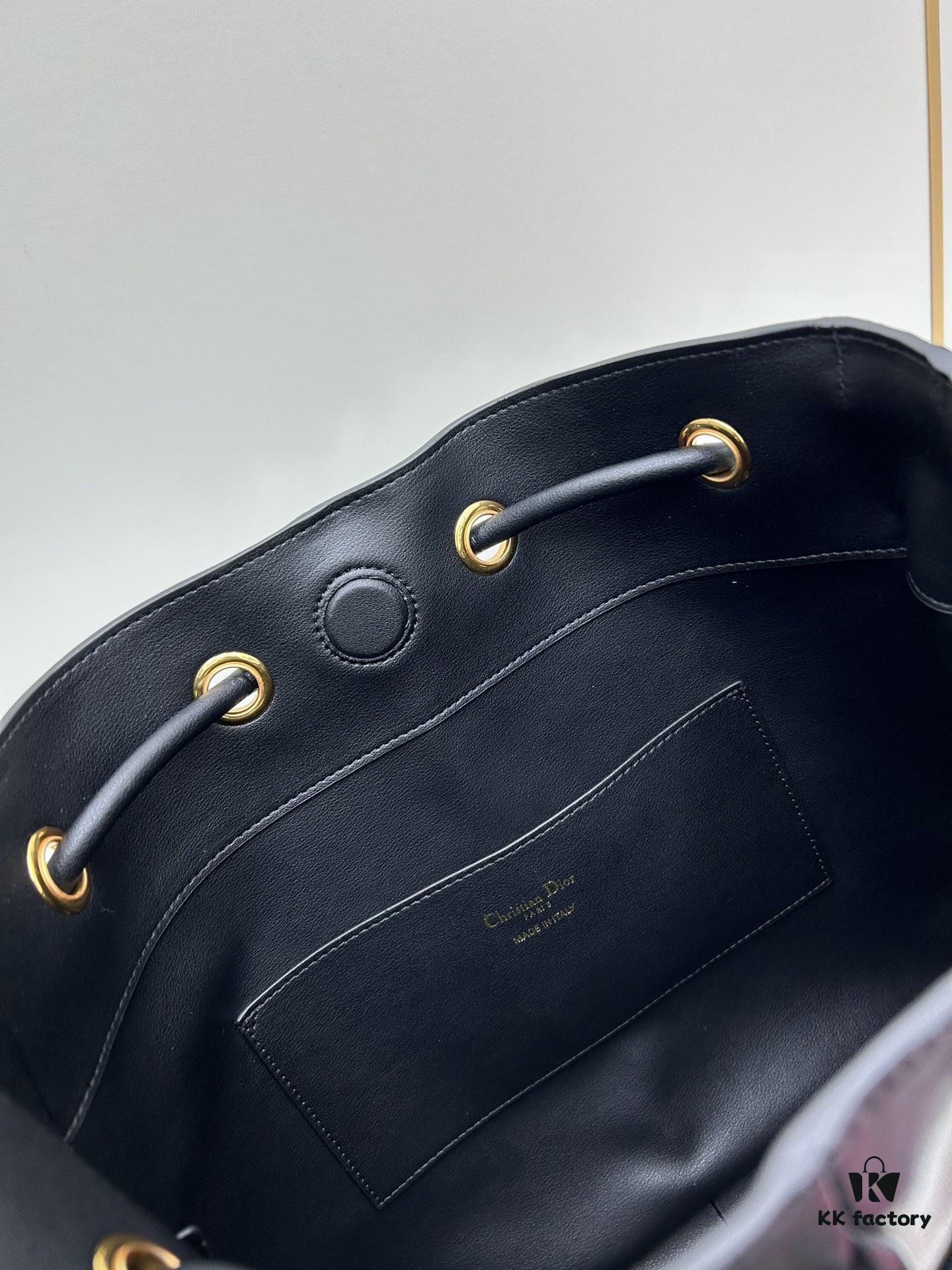 6930a1136e68136f4d9ab882 Large Full Leather Blue Cloth Dior Nolita Handbag from the 2024 Fall Collection