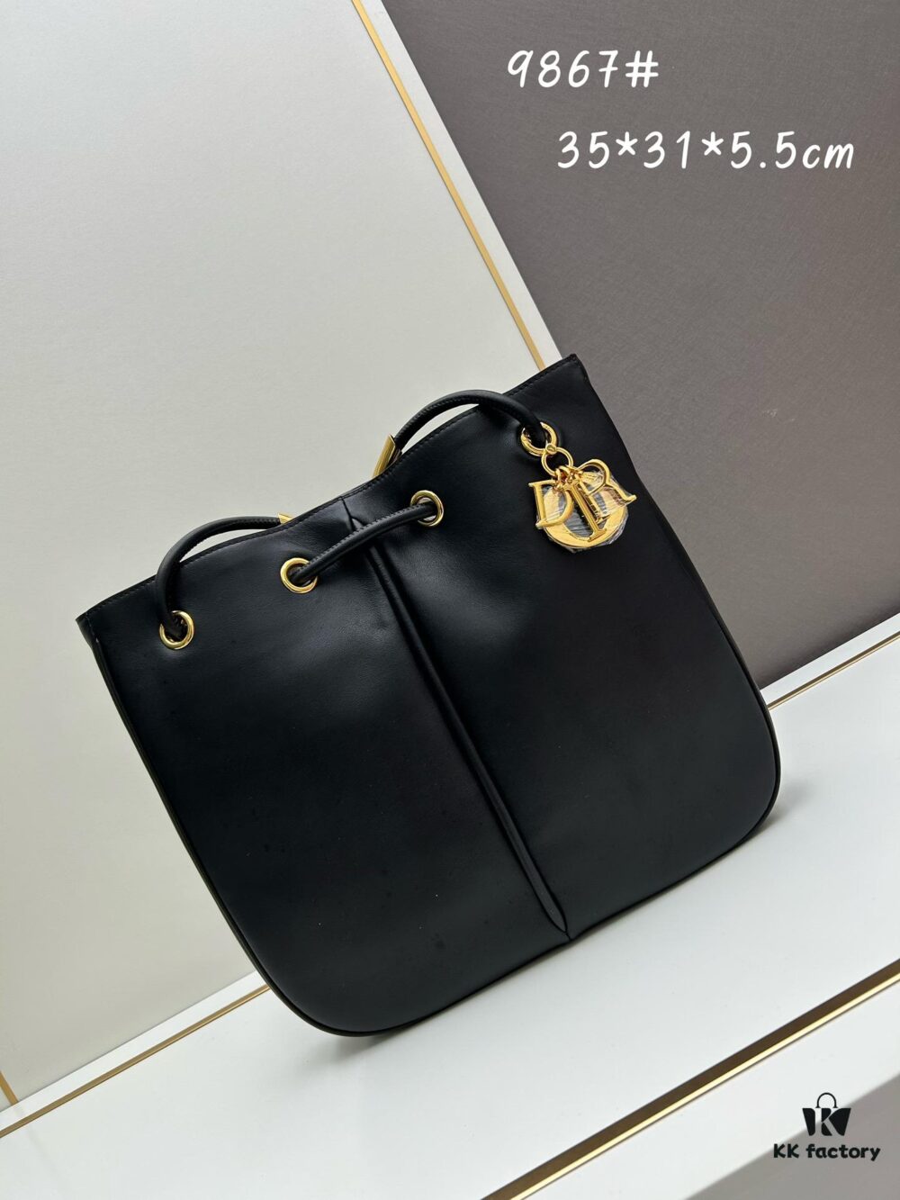 6930a1146e68136f4d9ab884 Large Full Leather Blue Cloth Dior Nolita Handbag from the 2024 Fall Collection