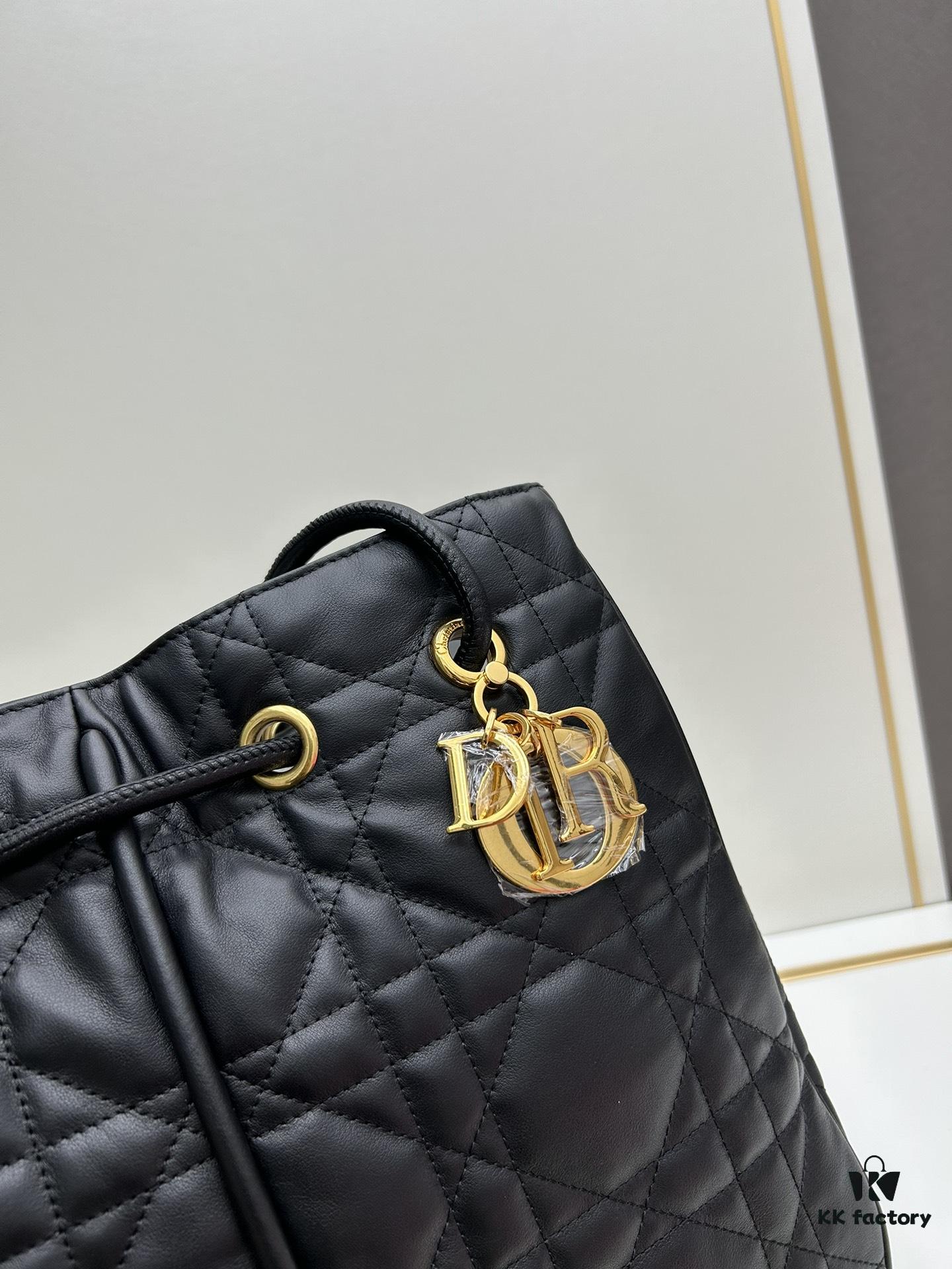 6930a1166e68136f4d9ab887 Large Full Leather Blue Cloth Dior Nolita Handbag from the 2024 Fall Ready-to-Wear Collection