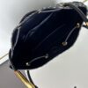 Large Full Leather Blue Cloth Dior Nolita Handbag from the 2024 Fall Ready-to-Wear Collection