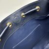Large Full Leather Blue Cloth Dior Nolita Handbag from the 2024 Fall Ready-to-Wear Collection