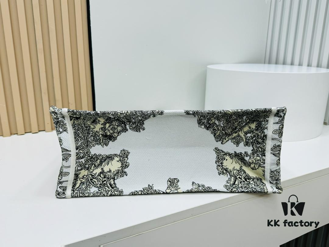 6930a1686e68136f4d9ab926 Oversized Original Order Thick Yarn Fabric Dior Book Tote