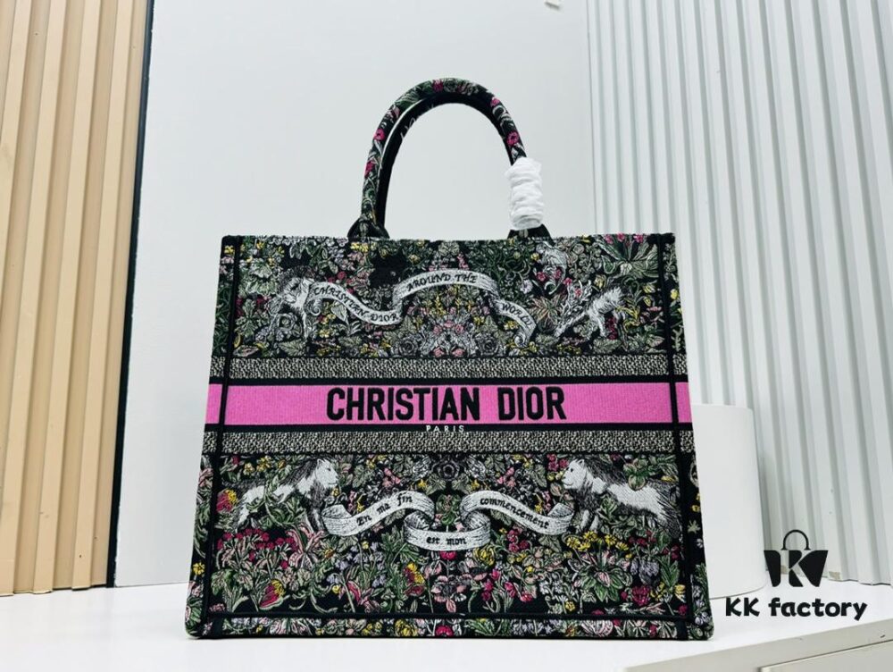 Thick Yarn Heavy Fabric Original Order Large Size [Dior Book Tote]