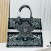 6930a1866e68136f4d9ab95f Vintage-style Oversized Di0r Book Tote in Thick, Heavy-duty Fabric – Original Surplus Stock