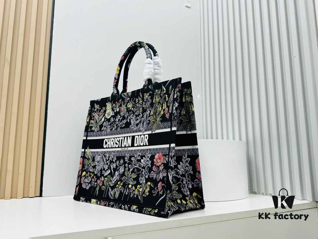 Oversized Original Order Thick Yarn Fabric Dior Book Tote