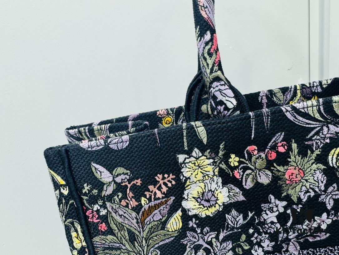 Oversized Original Order Thick Yarn Fabric Dior Book Tote