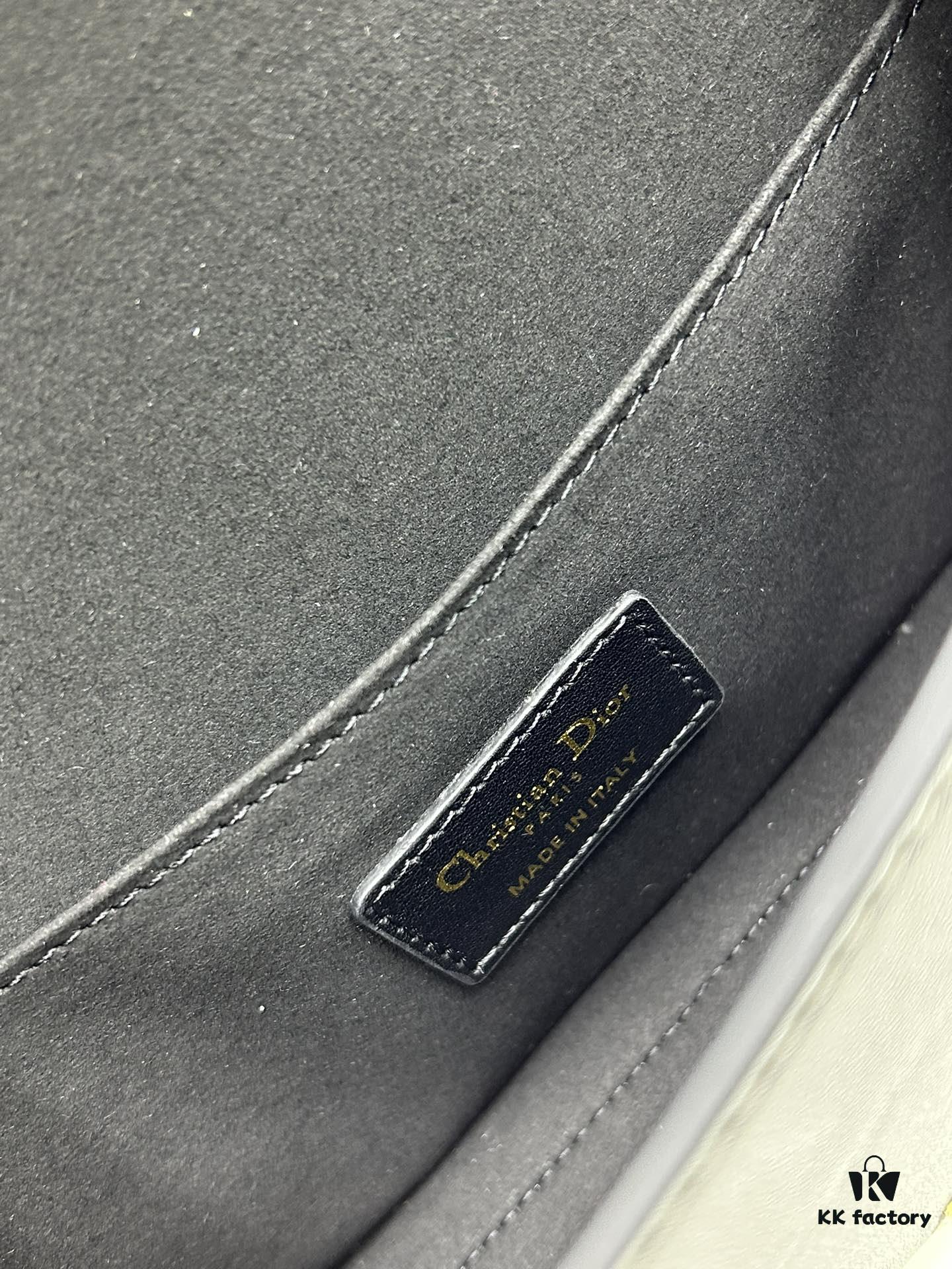 6930a1a86e68136f4d9ab9a6 Dior Bobby Bag, Early Autumn New Vintage Style, Full-Grain Calfskin Texture, Structured Body with Antique-Finish Hardware